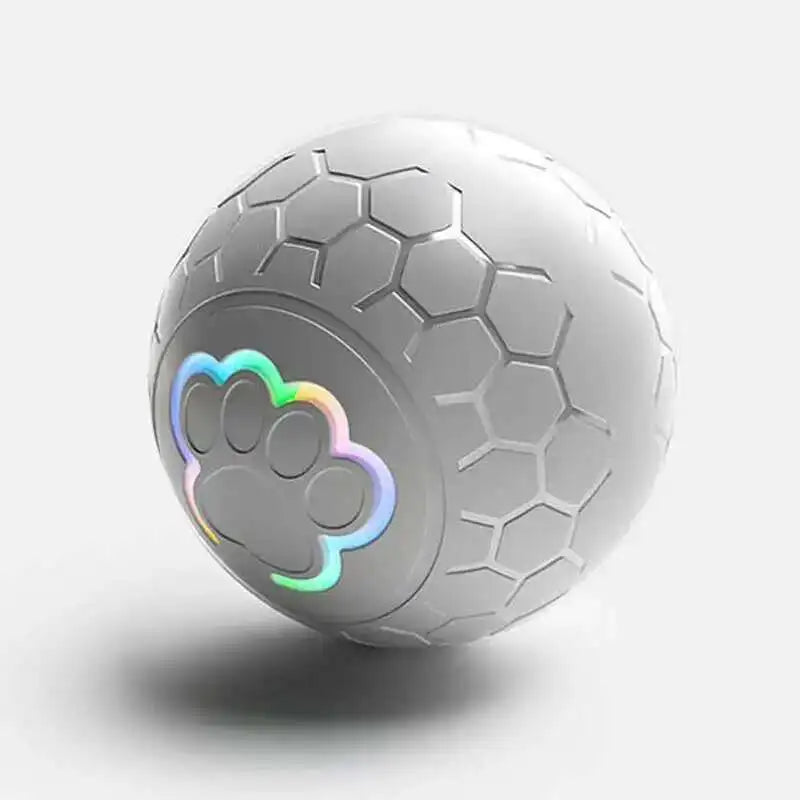 Smart Dog Interactive Toy Ball Electronic Pet Toy Ball USB Automatic Bouncing Rolling Toy Ball with RGB Lights Puppy Cat Product