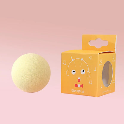 Smart Cat Toys Interactive Ball Plush Electric Catnip Training Toy Kitten Touch Sounding Pet Product Squeak Toy Ball Cat Supplie