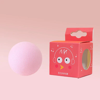 Smart Cat Toys Interactive Ball Plush Electric Catnip Training Toy Kitten Touch Sounding Pet Product Squeak Toy Ball Cat Supplie
