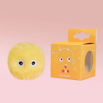 Smart Cat Toys Interactive Ball Plush Electric Catnip Training Toy Kitten Touch Sounding Pet Product Squeak Toy Ball Cat Supplie